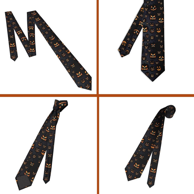 ARESD Men's Tie Funny Neckties Halloween Novelty Ties Formal Party Business Neckties - Image 3